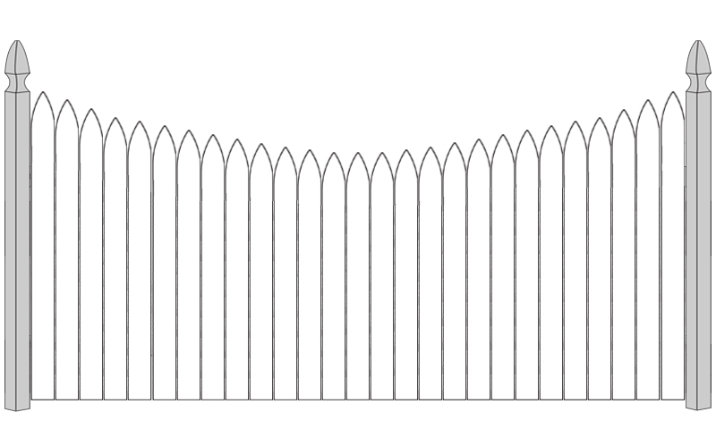 Flat Picket